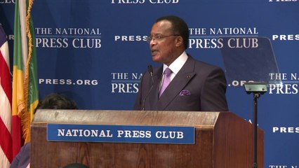 Le président du Congo veut refonder les relations entre Etats-Unis et Afrique