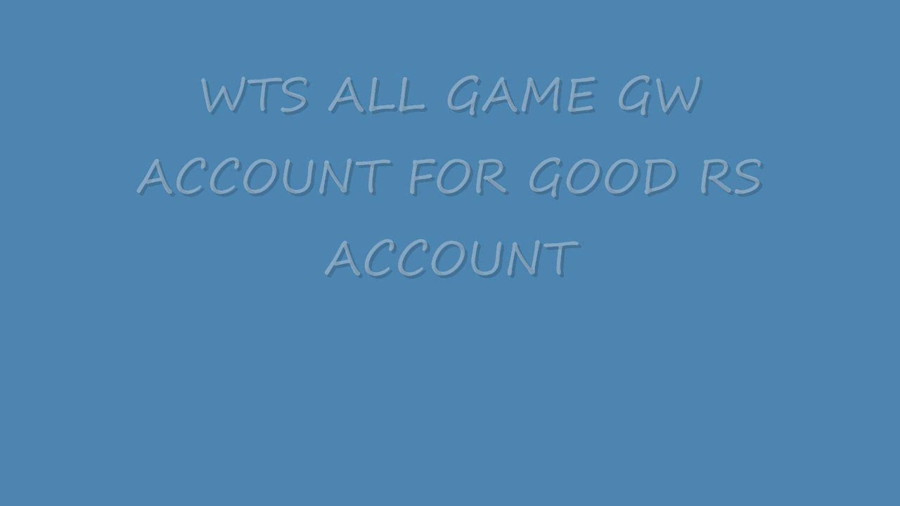 PlayerUp.com - Buy Sell Accounts - WTS GUILD WARS ALL GAMES ACCOUNT