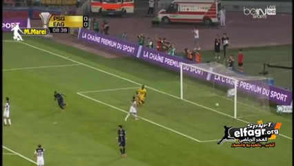 إبراهيموفيتش يسجل هدف خرافي فى كأس السوبر الفرنسي