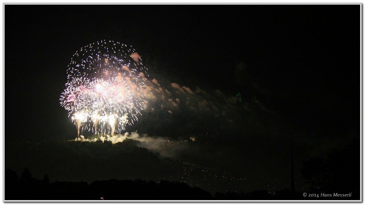 1. August Fireworks Gurten, Switzerland