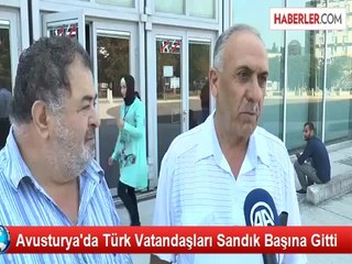 Avusturya'da Türk Vatandaşları Sandık Başına Gitti