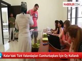 Katar'daki Türk Vatandaşları Cumhurbaşkanı İçin Oy Kullandı