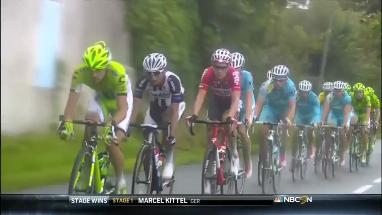 Ciclista em apuros no Tour