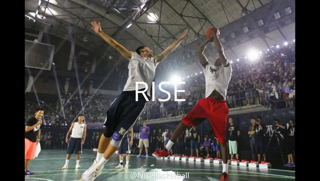 Kobe Bryant embarrasses fans in pick-up games. Nike RISE Campaign. Shanghai 2014