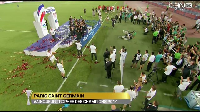 [Trophée des Champions] Les parisiens soulèvent le Trophée des Champions
