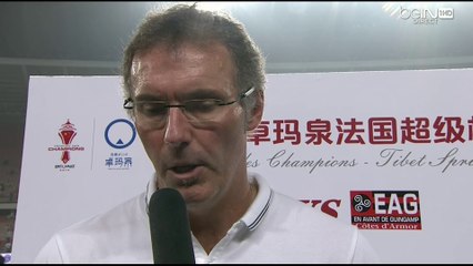 Laurent Blanc en direct sur beIN SPORTS : "Nous avons un très bon groupe"