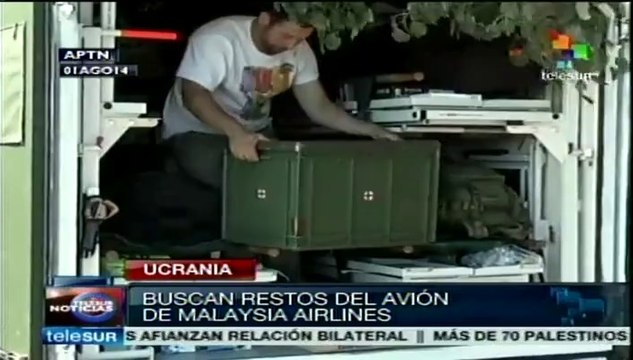 Ucrania: inician búsqueda de los restos del avión malasio siniestrado