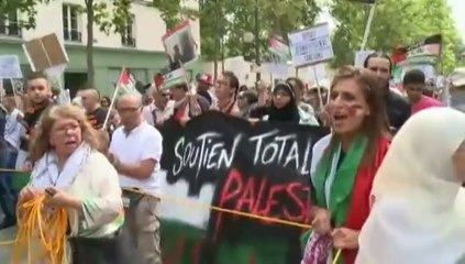 11 5000 personnes défilent à Paris pour soutenir Gaza