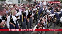 Festival interceltique. le bagad kemper explose de joie