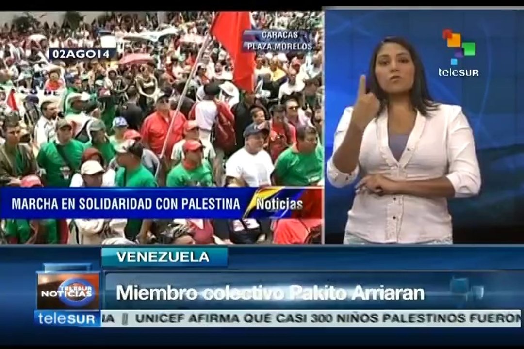 Solidaridad con Palstina libre ocupó principales ciudades de Venezuela