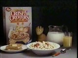 80's CRISPY CRITTERS CEREAL Commercial with spongy animals