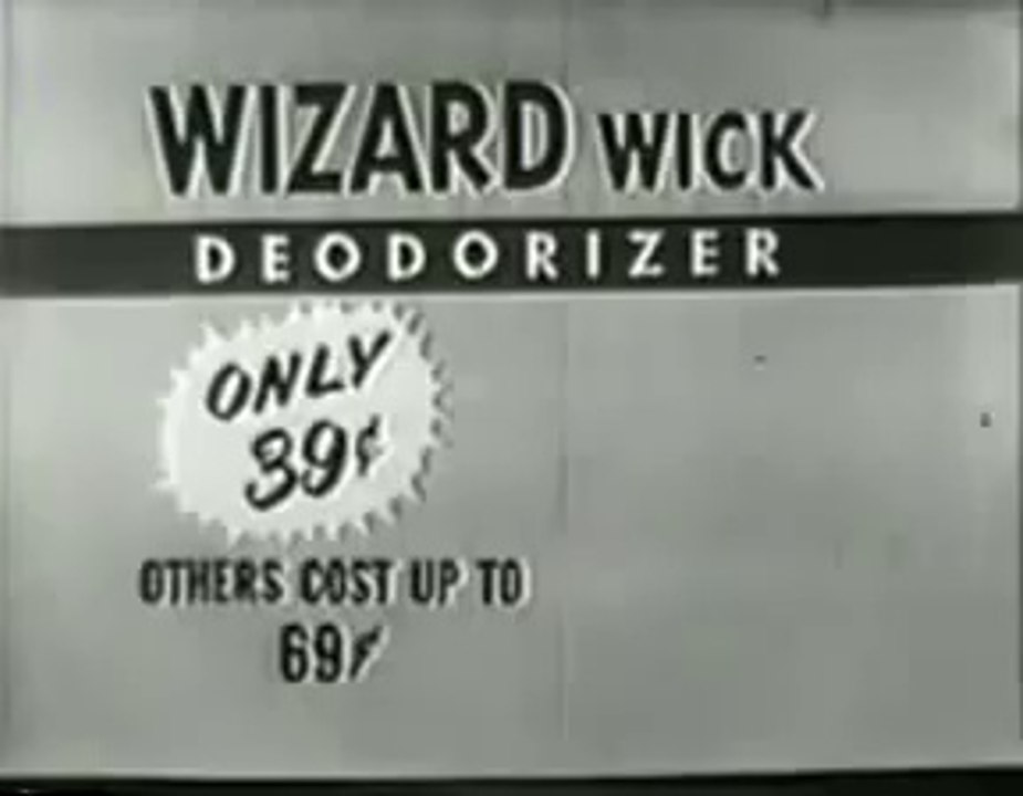 1955 WIZARD WICK AIR FRESHENER AD ~ WOULDN'T KNOW WE NEEDED IT WITHOUT AD EXECUTIVE TELLING US