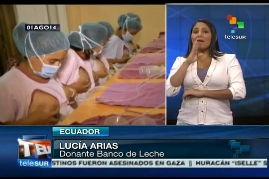 Bancos de leche garantizan en Ecuador lactancia de recién nacidos