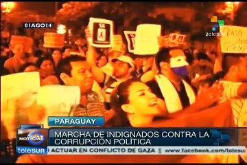 Télécharger la video: Sueldos voluminosos de burócratas provocan protestas en Paraguay