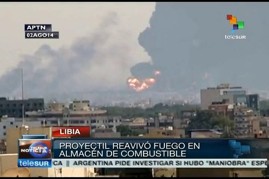 Proyectil de milicias aviva el fuego cerca del aeropuerto de Trípoli