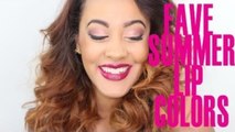 FAVORITE SUMMER LIP PRODUCTS • Drug Store and High End
