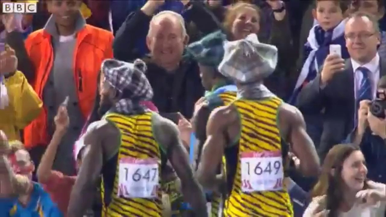 USAIN BOLT  Dances To The Proclaimers In Glasgow 2014