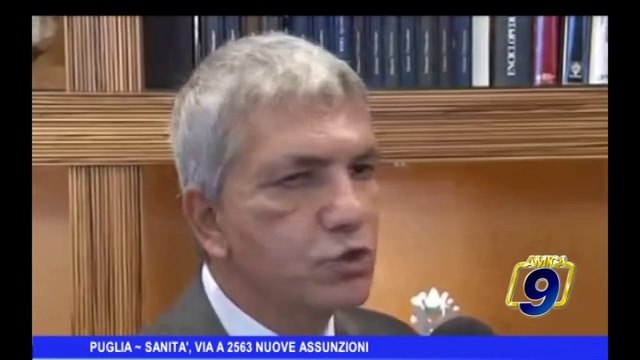 PUGLIA | Sanità via a 2563 nuove assunzioni