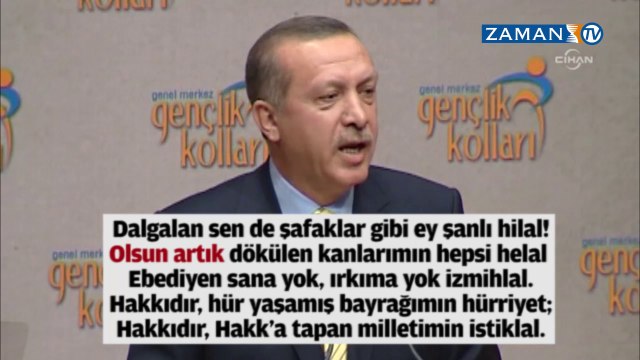Cemaat Erdoğan’ı bu kez de İstiklal Marşı ile vurdu