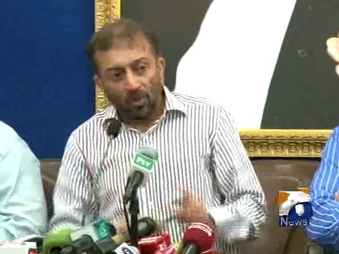 Geo Reports - 03 Aug 2014 - Farooq Sattar PC