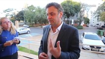 Aécio suspeito de estar bêbado