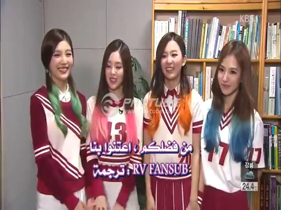 [RV Fansub ] red velvet KBS NEWS- ARAB SUB