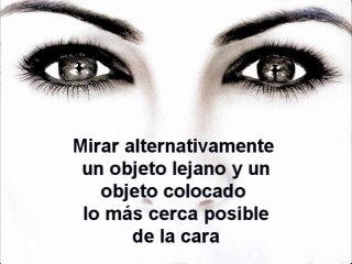 Ejercicios para los ojos