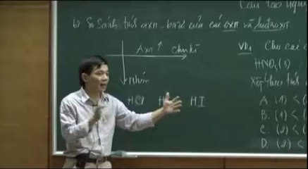 Cấu Hình Electron - Bảng Tuần Hoàn Hóa Học - 7.So sanh tinh axit bazo