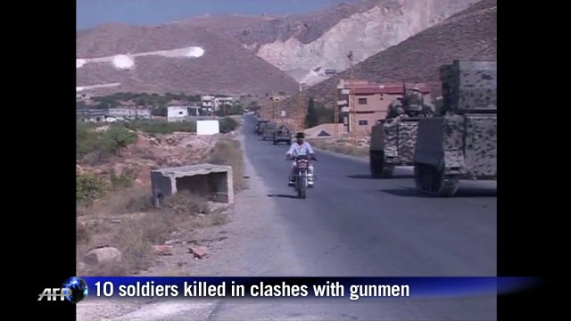 Lebanon army deploys to Syria border after clashes kill 10