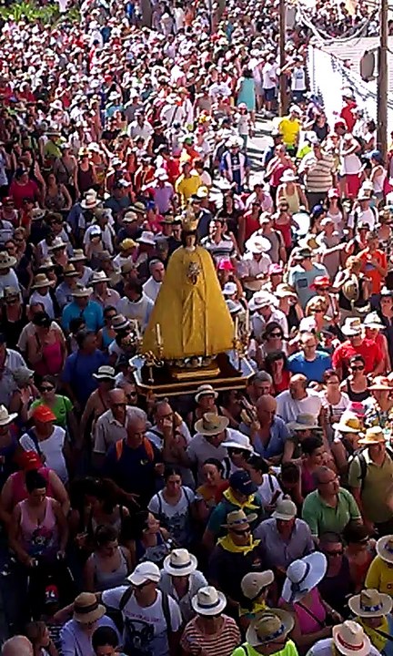 bajada virgen de las nieves 3-8- 14