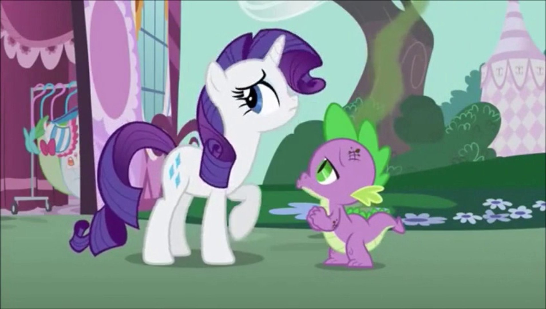 my little pony spike x rarity