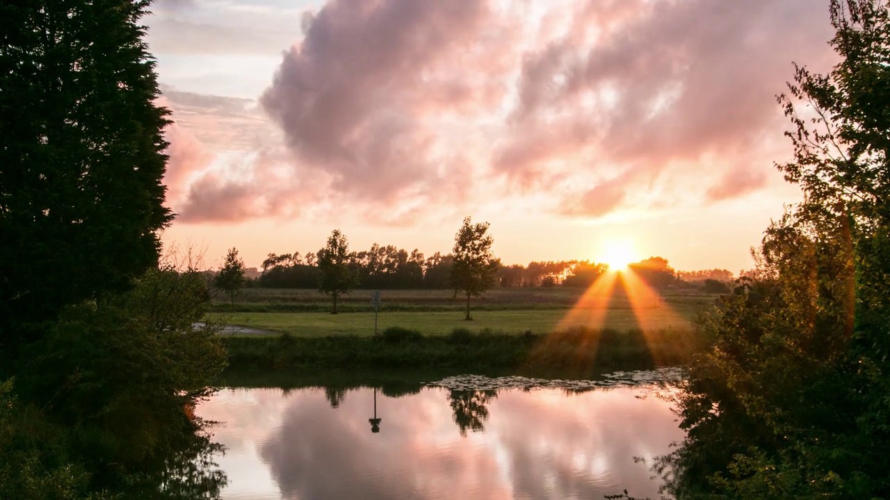 couché de soleil+ port dunkerque