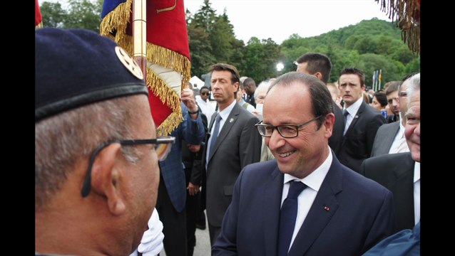 Centenaire de la Première guerre mondiale au Hartmannswillerkopf avec François Hollande et Joachim Gauck