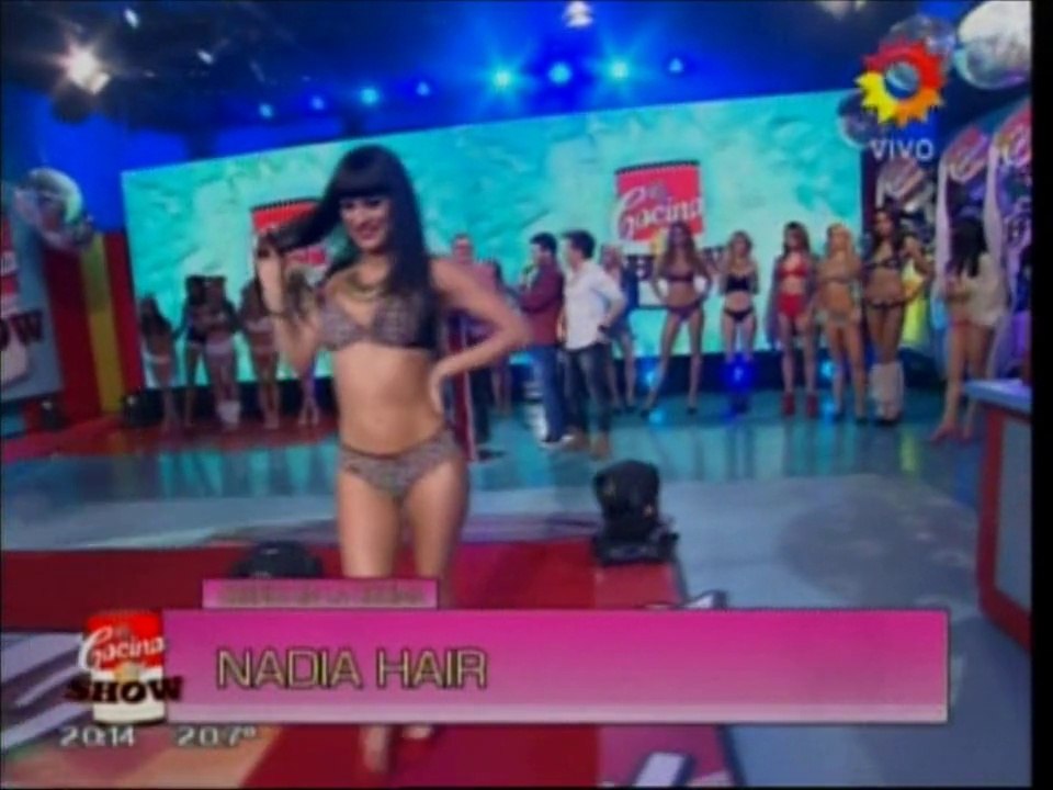Nadia Hair Desfile #Cocina2014 Lenceria