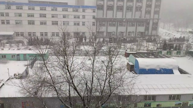 Snowfall in Anshan liaoning 2013