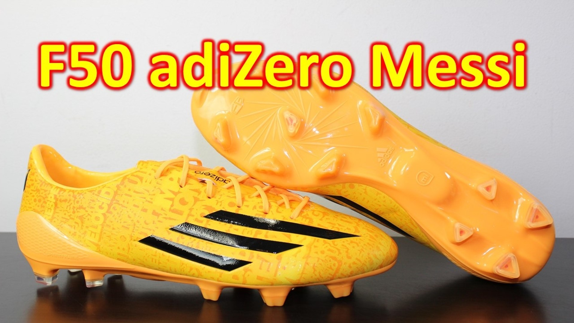 Messi Adidas F50 adiZero 2014 Unboxing & On Feet - video Dailymotion