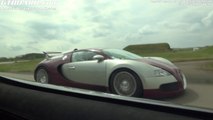 RACE Koenigsegg Agera S vs Bugatti Veyron 16.4 x 5 races action version multicamera