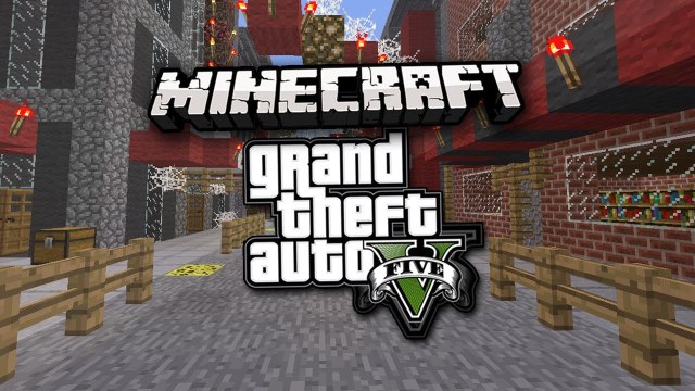 Minecraft GTA V | Grand Theft Auto 5 Mod Ep 1! IM ON A KILL STREAK?! (GTA 5)