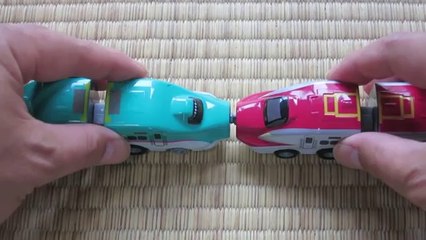 電車チョロq E5系新幹線はやぶさ E6系新幹線スーパーこまち 連結