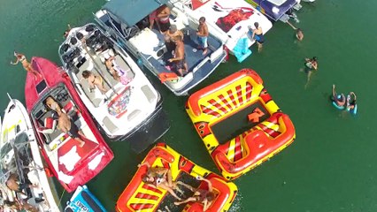 Music "Phantom of the Opera" Temperance Raft Up Party at Millerton Lake!