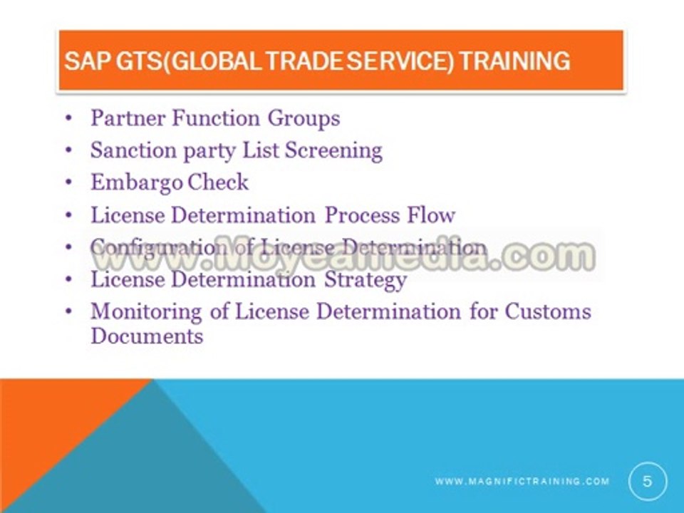 sap gts(global trade service) training