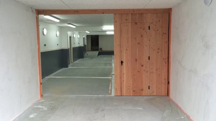 Porte latérale motorisée vue extérieure