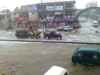 Abbottabad flood after heavy Rain