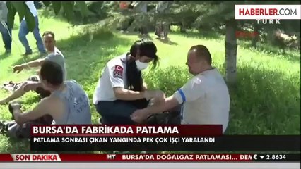 Bursa'da Tekstil Fabrikasında Patlama
