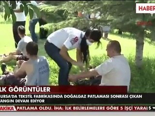 Bursa'da Tekstil Fabrikası'nda Patlama