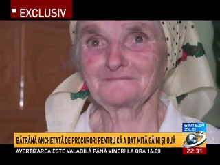 Batrana anchetata de DNA pentru mita in gaini si oua