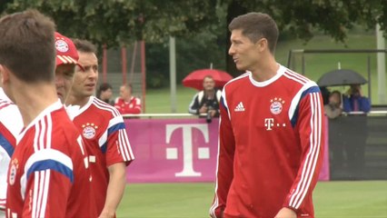Lewandowski prepares to face former employers