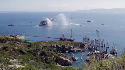 Costa Concordia Removal Time-Lapse Giglio 2014