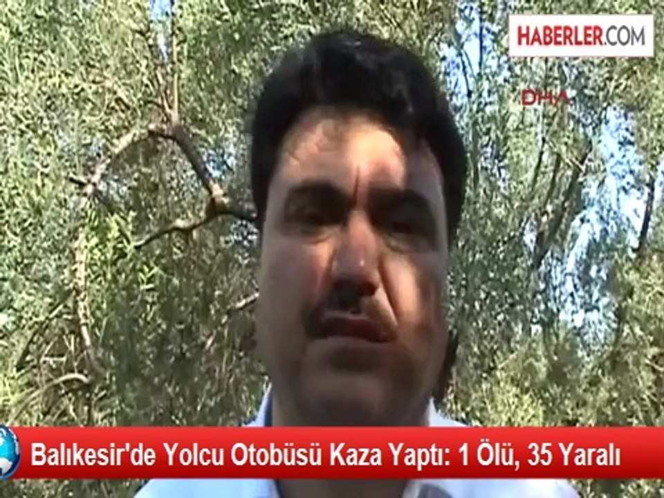 Balıkesir'de Yolcu Otobüsü Kaza Yaptı: 1 Ölü, 35 Yaralı