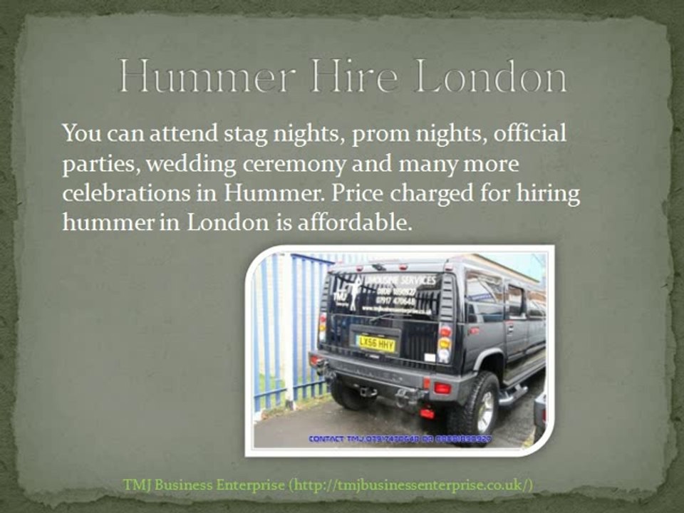 Hire Luxury Limousine Service in London With Reasonable Rates